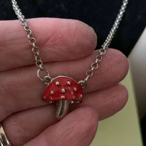 Toadstool necklace 18” - Picture 4 of 6